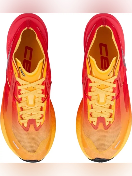 NWT CEP Men\'s Pro Run Omnispeed BowTech Running Shoes - Red/Marigold - Size 10.5 main image 6